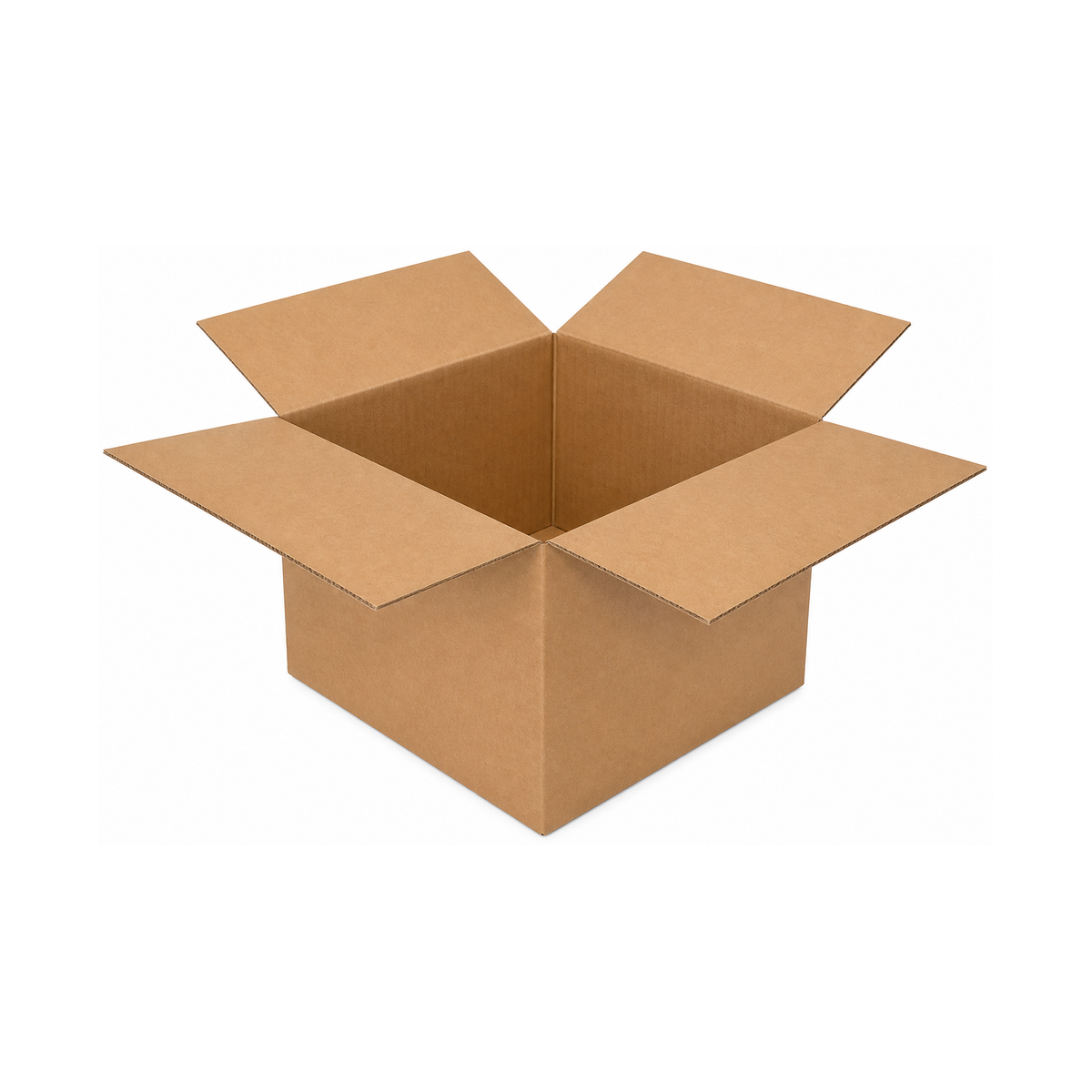 16 x 16 x 16" Corrugated Box — Single Wall