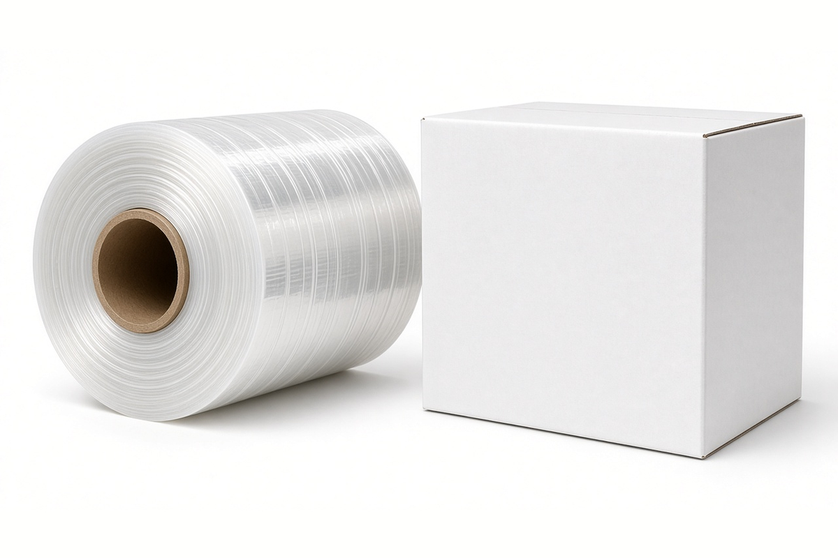19.7" × 5000' × 63 ga Machine Stretch Film