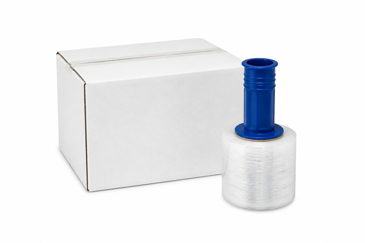 5" × 650' × 100 ga Heavy Duty Mini Stretch Wrap