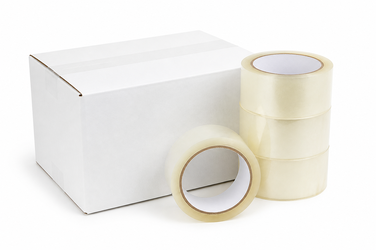 2" × 2 mil × 1000 yd Clear Machine Packing Tape